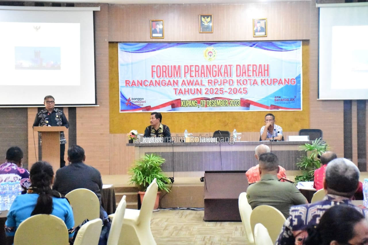 RPJPD Kota Kupang Dijadikan Pedoman dalam Menentukan Program Pemerintah ...