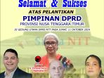 DPRD NTT__ Pelantikan Pimpinan DPRD NTT 2024-2029